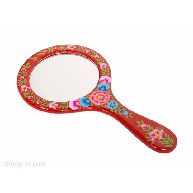 Miroir Suraya rouge