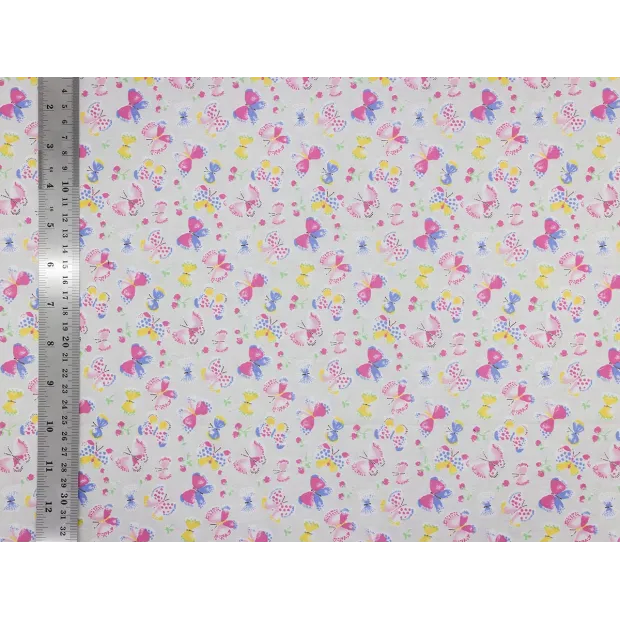 Coupon tissu Papillon