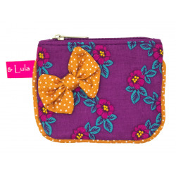 Petit porte monnaie fillette Flores - Bibop et Lula