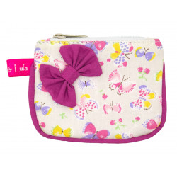 Petit porte monnaie fillette Papillons - Bibop et Lula