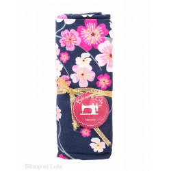 Coupon tissu Yumi bleu marine - Bibop et Lula