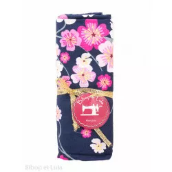 Coupon tissu Yumi bleu marine - Bibop et Lula