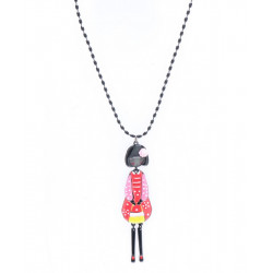 Collier Pépette rose - Bibop et Lula