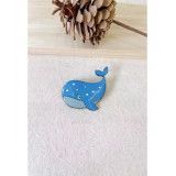 Broche Baleine bleue - Bibop et Lula