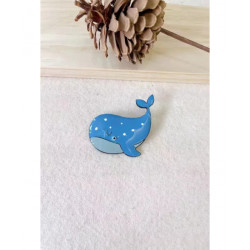 Broche Baleine bleue - Bibop et Lula