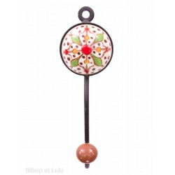 Patère, porte manteau en céramique 44 - Bibop et Lula