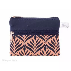 Petit porte-monnaie deux compartiments Ginger beige - Bibop et Lula