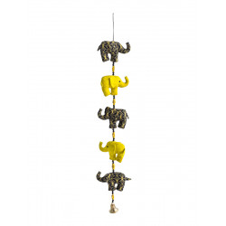 Le mobile clochette Elephant jaune - Bibop et Lula