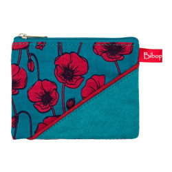 Petit porte-monnaie Coquelicots - Bibop et Lula
