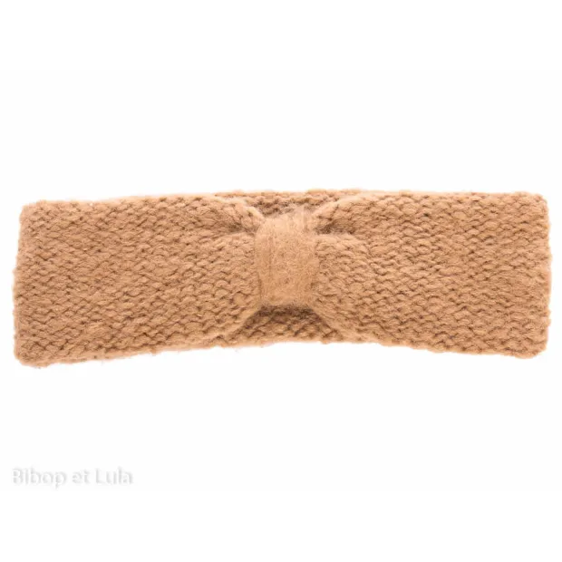 Bandeau sixties laine Marron