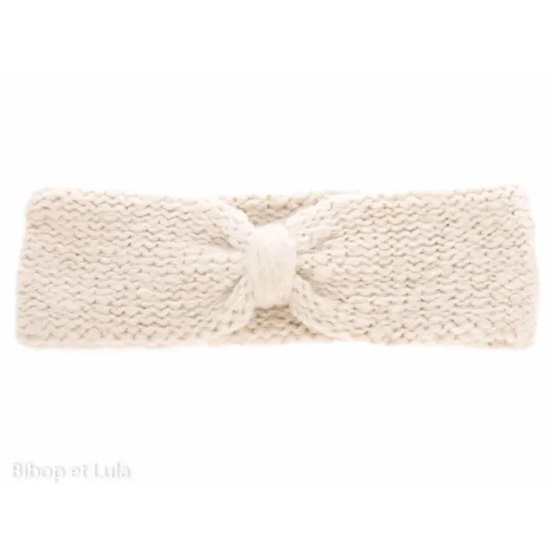 Bandeau sixties laine écru