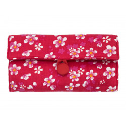Trousse à bijoux de voyage Akiko cerise - Bibop et Lula