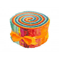 Jelly roll tissu Coucher de soleil - Bibop et Lula