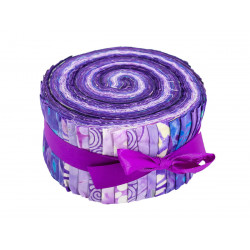 Jelly roll tissu Lavande - Bibop et Lula