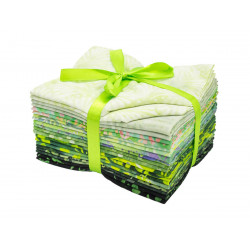 Lot de vingt fat quarters Amazonie - Bibop et Lula
