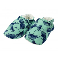 Chaussons bébé souples Ginkgo - Bibop et Lula