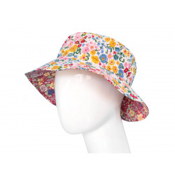 Chapeau coton réversible enfant Violette - Bibop et Lula