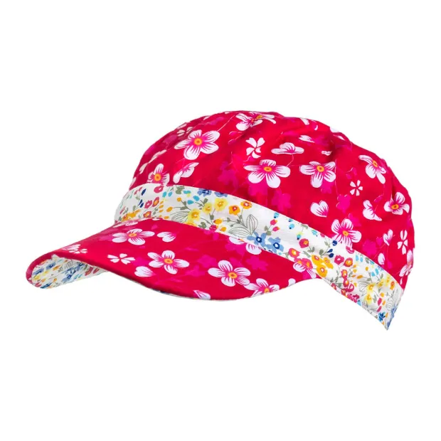 Casquette réversible enfant Akiko cerise