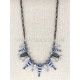 Collier Sardine perles bleues - Bibop et Lula