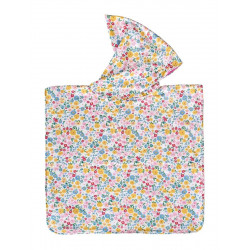 Poncho de bain à capuche Violette - Bibop et Lula