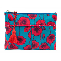 Trousse à maquillage Coquelicots - Bibop et Lula