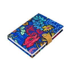 Carnet de note tissu Botanique bleu - Bibop et Lula