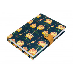 Carnet de note tissu Water Lily - Bibop et Lula