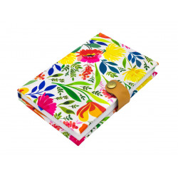 Carnet de note tissu Wildflowers - Bibop et Lula