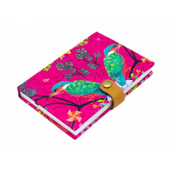 Carnet de note tissu 1 - Bibop et Lula