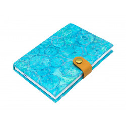 Carnet de note tissu Blue Lemon - Bibop et Lula