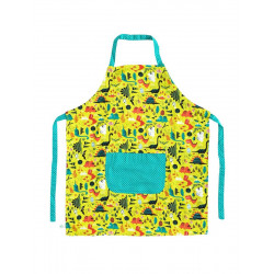 Tablier de cuisine enfant réversible Dino - Bibop et Lula