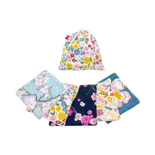 Lot de Lingettes lavables Violette
