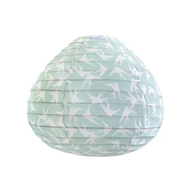 Lampion tissu boule japonaise goutte Swallow