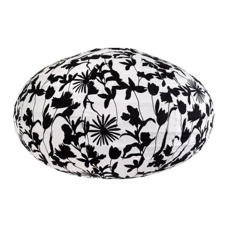 Lampion tissu boule japonaise ovale Debby