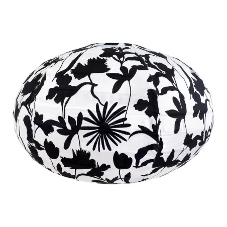Lampion tissu boule japonaise ovale Debby