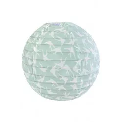 Lampion tissu boule japonaise rond Swallow - Bibop et Lula