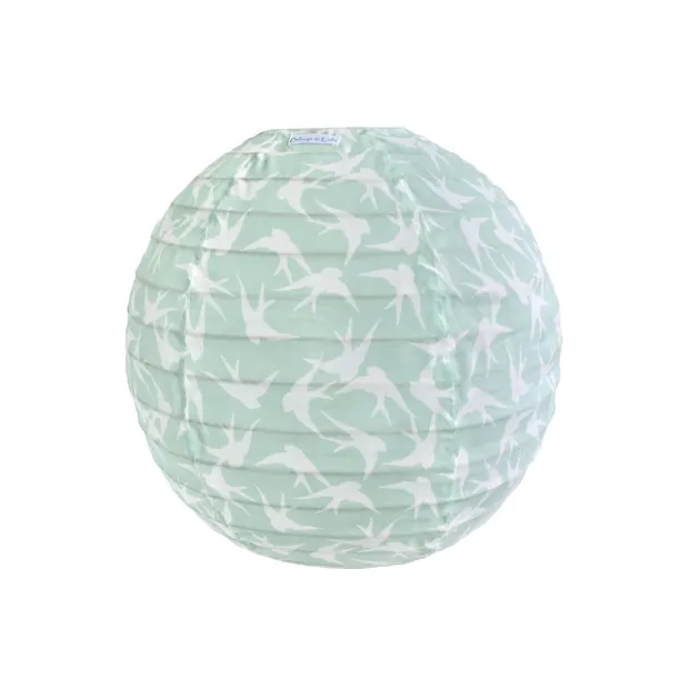 Lampion tissu boule japonaise rond Swallow