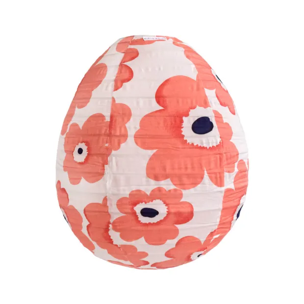 Lampion tissu boule japonaise oeuf Anémone
