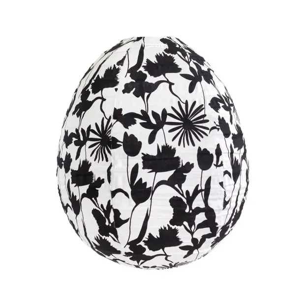 Lampion tissu boule japonaise oeuf Debby