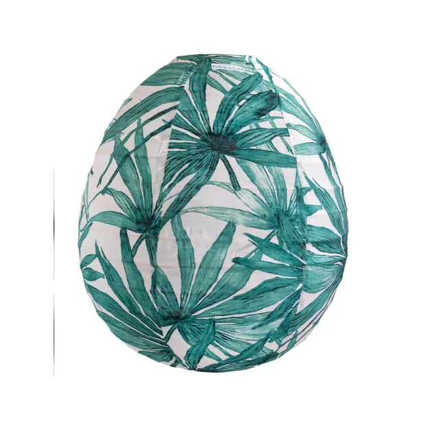 Lampion tissu boule japonaise oeuf Palma