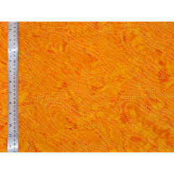Coton Batik Orange Stream - Bibop et Lula