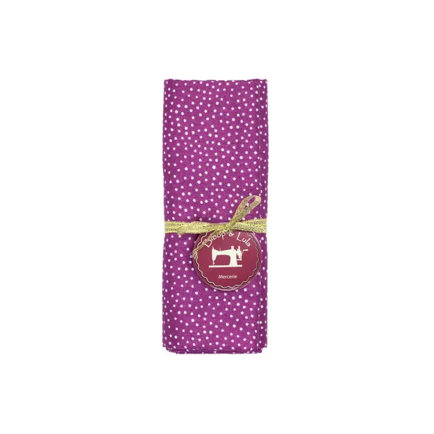 Coupon tissu Nuée violine