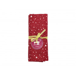 Coupon tissu Red stars - Bibop et Lula