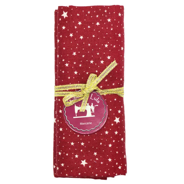 Coupon tissu Red stars
