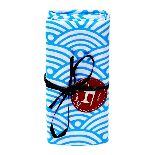 Coupon tissu nami azur