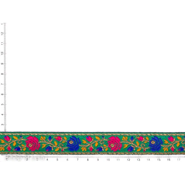 Galon brodé Fleurs 20