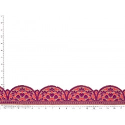 Galon brodé round purple - Bibop et Lula