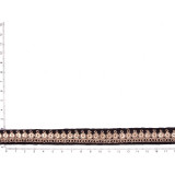 Galon noir brodé de petits sequins - Bibop et Lula