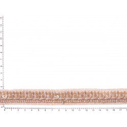 Galon crème brodé de petits sequins - Bibop et Lula