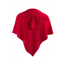 Poncho laine bébé Cerise - Bibop et Lula